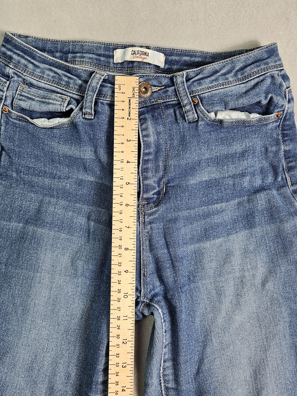 California Vintage High Rise Skinny Jeans Sz 11/30 - Picture 5 of 12